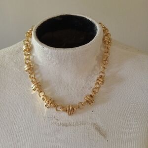 Gorgeous Express Chunky Gold-Tone Necklace